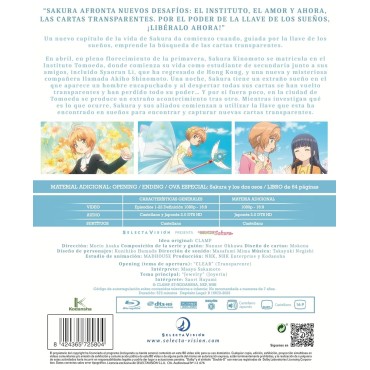 SAKURA CARDCAPTOR CLEAR CARD T1 COMPLETA - Bluray [Blu-ray]