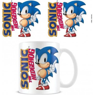Taza Sonic The Hedhehog El Erizo Gaming Icon Cerámica 315 mls