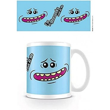 Taza Cara Mr. Meeseeks Rick Y Morty Cerámica 320 mls