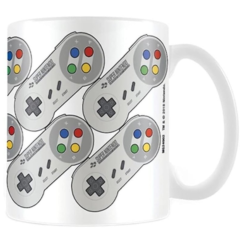 Taza SNES Controller Nintendo Cerámica 320 mls