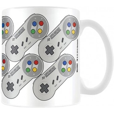 Taza SNES Controller Nintendo Cerámica 320 mls