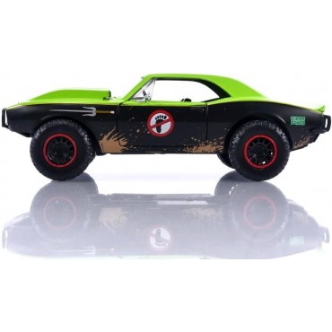 Réplica Chevrolet Camaro Hollywood Rides 1967 Y Figura Raphael Las Tortugas Ninja Teenage Mutant Ninja Turtles 20 cms