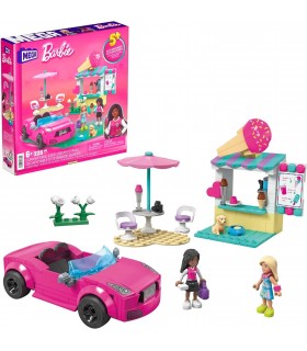 Kit De Construcción Barbie Convertible Y Heladería Sueños De Malibú Mega 226 Piezas