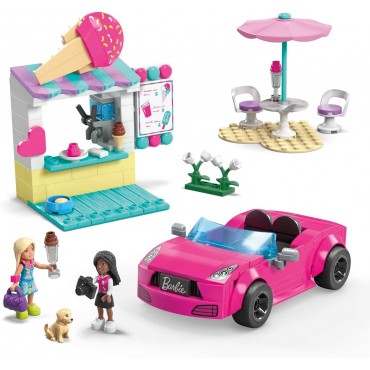 Kit De Construcción Barbie Convertible Y Heladería Sueños De Malibú Mega 226 Piezas