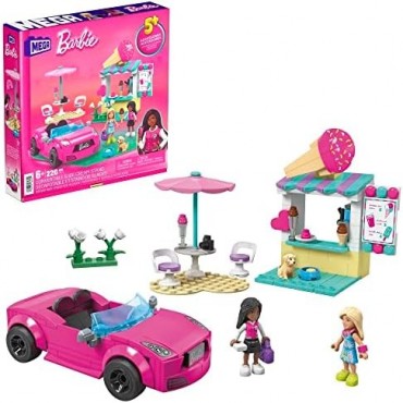 Kit De Construcción Barbie Convertible Y Heladería Sueños De Malibú Mega 226 Piezas