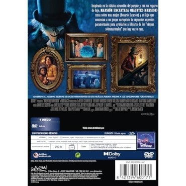 Mansion Encantada (Haunted Mansion) (2023) (Blu-ray) [Blu-ray]