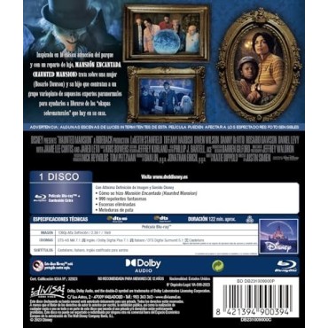 Mansion Encantada (Haunted Mansion) (2023) (Blu-ray) [Blu-ray]