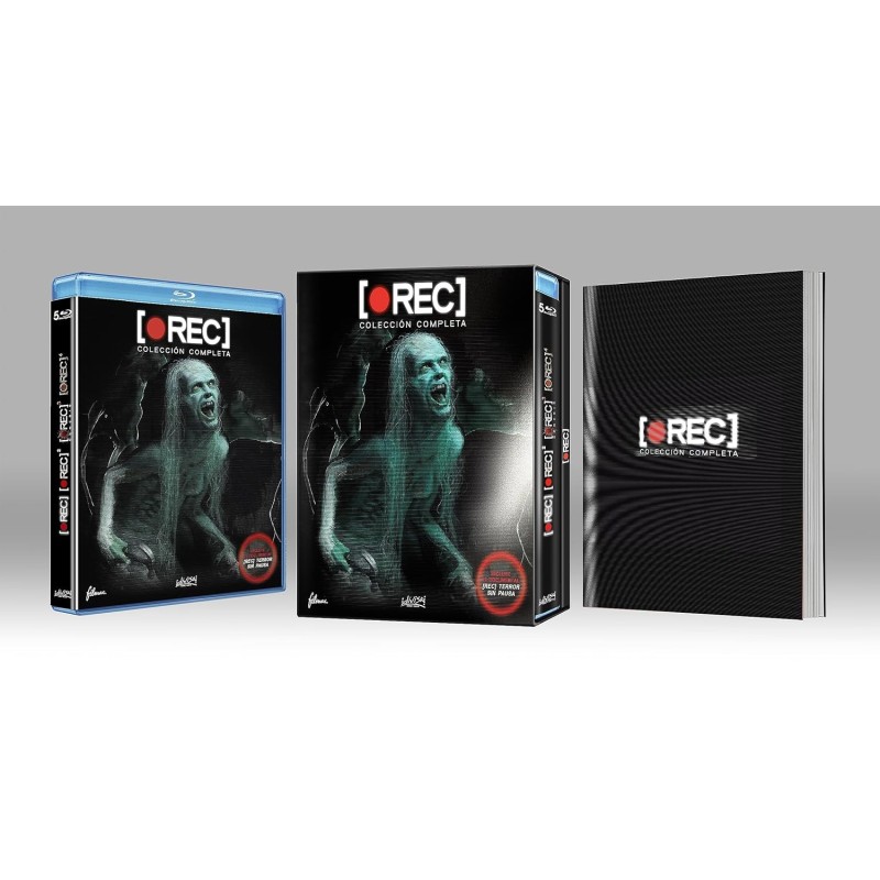 [REC]  Saga REC 5 discos (4 películas + Documental: Rec Terror Sin Pausa + Libro 64 Págs) [Blu-ray] (2007, 2009, 2012, 2014)