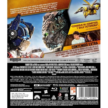 Transformers: El Despertar de las Bestias (Transformers: Rise Of The Beasts) (4K UHD + Blu-ray) [Blu-ray]