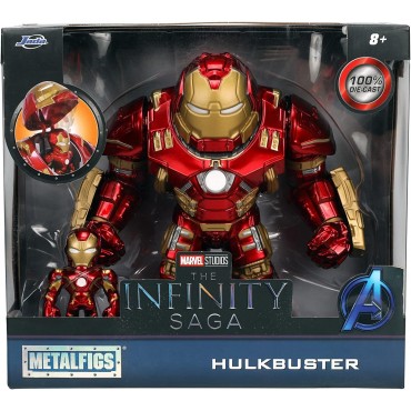 Figura Hulkbuster Y Iron-Man The Infinity Saga Marvel Metalfigs 5-15 cms