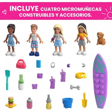 Kit De Construcción Barbie Aventura Camper De Los Sueños 580 Piezas