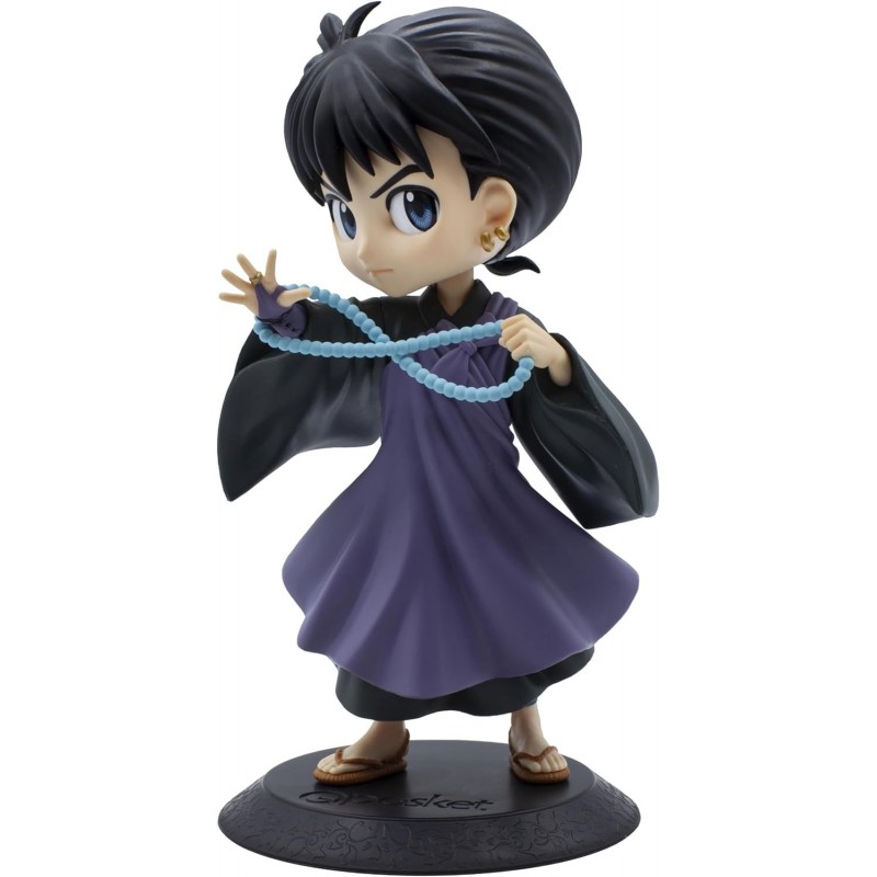 Figura Miroku Con Collar Inuyasha Q Posket B 14 cms