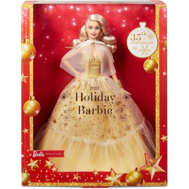 Figura Barbie Navidad 35 Aniversario Signature Articulada 30 cms