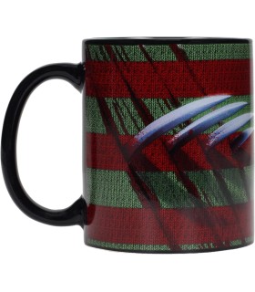 Taza Colores Freddy Krueger Pesadilla En Elm Street Cerámica 320 mls
