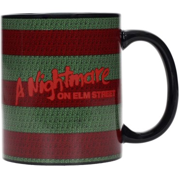 Taza Colores Freddy Krueger Pesadilla En Elm Street Cerámica 320 mls 