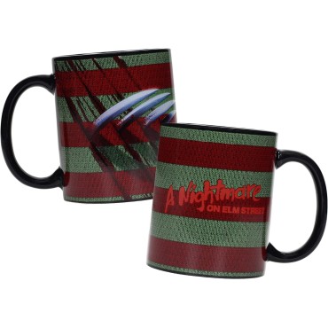 Taza Colores Freddy Krueger Pesadilla En Elm Street Cerámica 320 mls 