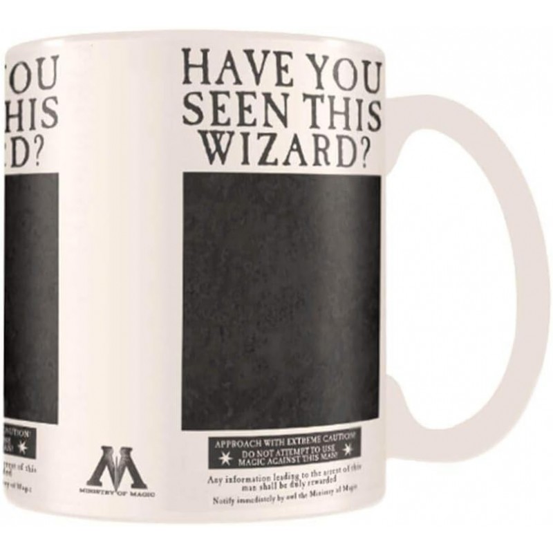 Taza Cambiante Cartel Se Busca Sitius Black Harry Potter Cerámica 320 mls