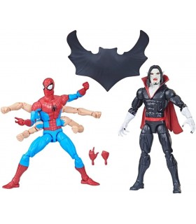 Set Figuras Spider-Man Vs Morbius The Amazing Spider-Man Marvel Legends Articuladas 15 cms