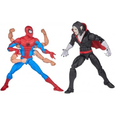 Set Figuras Spider-Man Vs Morbius The Amazing Spider-Man Marvel Legends Articuladas 15 cms