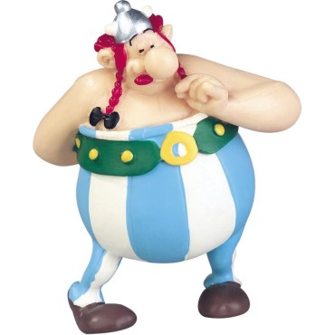Figura Obélix Con Ramo De Flores Astérix Y Obélix 8 cms