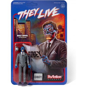 Figura Male Ghoul Estan Vivos They Live Articulada 10 cms