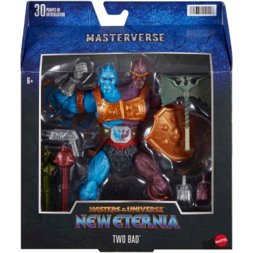 Figura Two Bad Masters Of The Universe New Eternia Masterverse Articulada 20 cms
