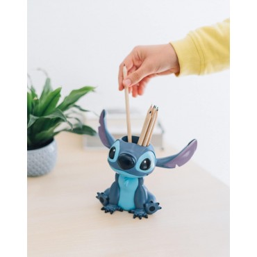 Bote Lapiceros Stitch Lilo & Stitch Disney Resina 19 cms
