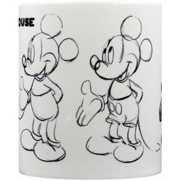 Taza Boceto Mickey Mouse Disney Cerámica 320 mls