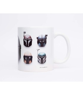 Taza Cascos Mandalorianos The Mandalorian Star Wars Cerámica 350 mls