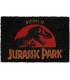 Felpudo Welcome To Jurassic Park Logo Parque Jurásico 60 x 40 cms