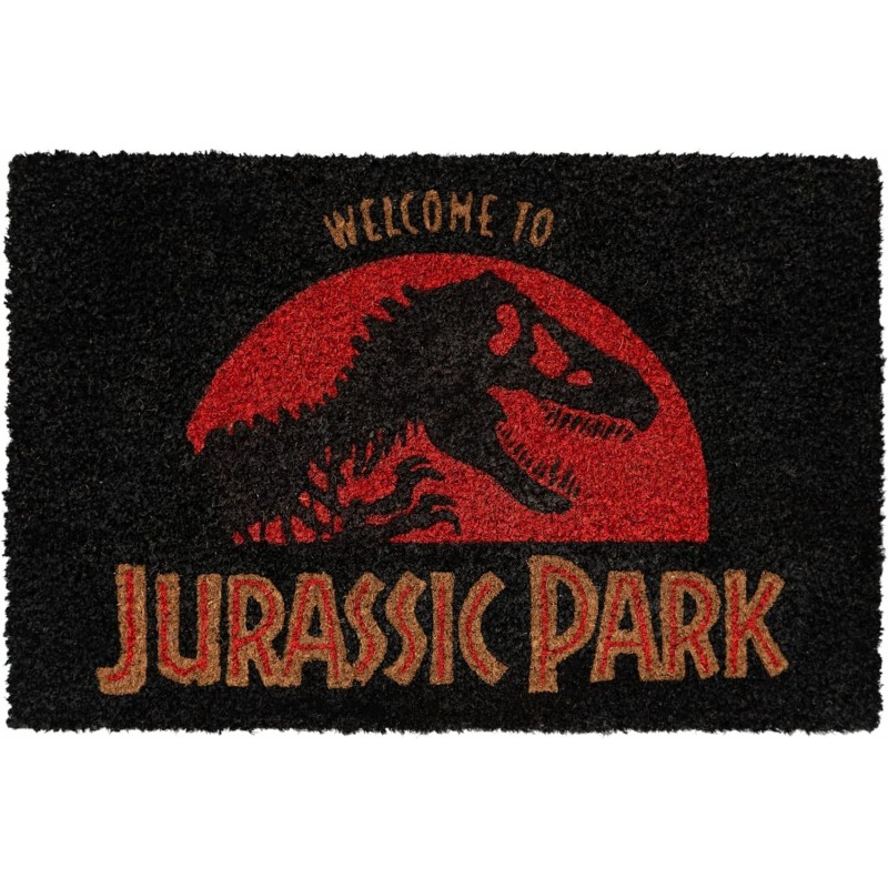 Felpudo Welcome To Jurassic Park Logo Parque Jurásico 60 x 40 cms