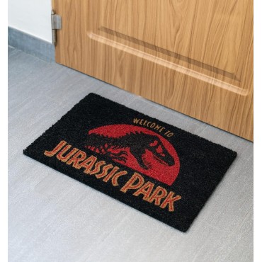 Felpudo Welcome To Jurassic Park Logo Parque Jurásico 60 x 40 cms