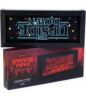Lámpara Letrero Stranger Things Logo Upside Down 32 cms