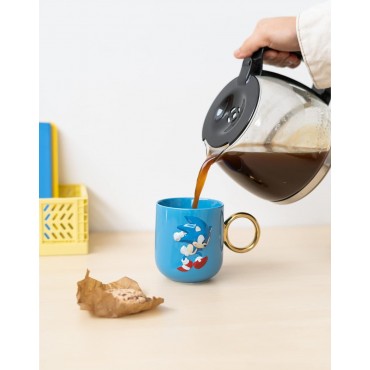 Taza 3D Asa Anillo Sonic El Erizo The Hedgehog Cerámica 350 mls