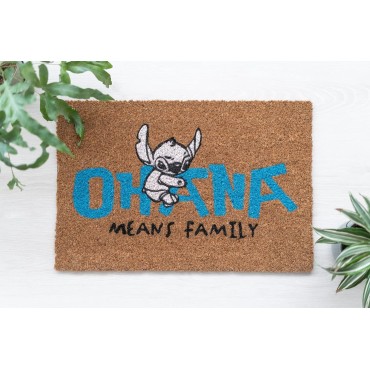 Felpudo Ohana Means Family Lilo & Stitch Disney 60 x 40 cms