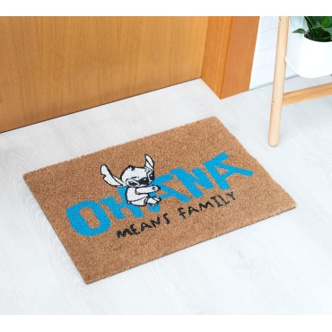 Felpudo Ohana Means Family Lilo & Stitch Disney 60 x 40 cms