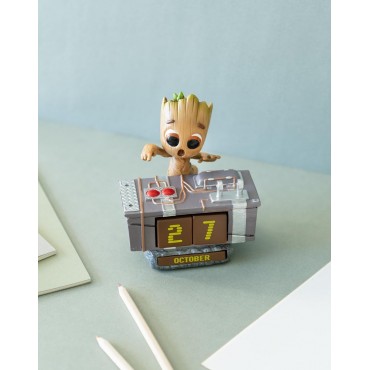 Calendario Perpetuo Baby Groot Yo Soy Groot Guardianes De La Galaxia Marvel 13 cms