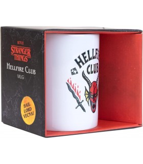 Taza Club Hellfire Stranger Things Cerámica 350 mls