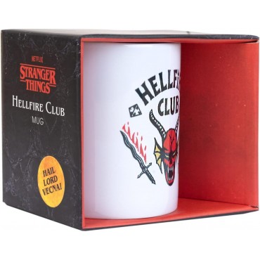 Taza Club Hellfire Stranger Things Cerámica 350 mls