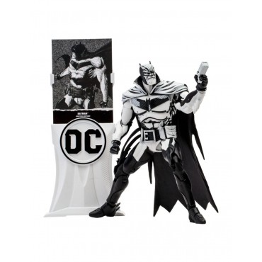 Figura Batman White Knight Sketch Edition Edición Limitada Gold Label DC Articulada 18 cms