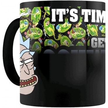 Taza Térmica Cambia Con El Calor It's Time To Get Schwifty Rick & Morty Cerámica 320 mls
