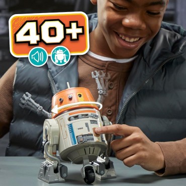 Figura Animatrónica Chatter Back Chopper Star Wars Ahsoka Electrónico 19 cms