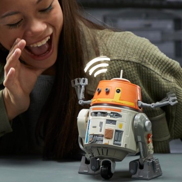 Figura Animatrónica Chatter Back Chopper Star Wars Ahsoka Electrónico 19 cms