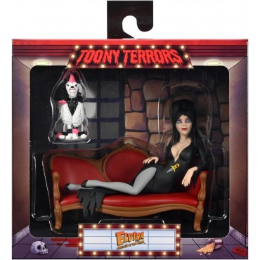 Figura Elvira En Sofá Toony Terrors 11 cms