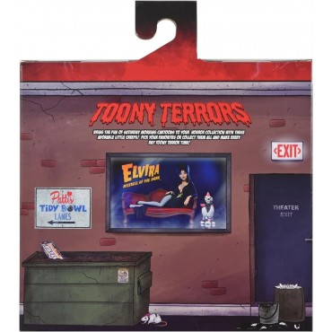 Figura Elvira En Sofá Toony Terrors 11 cms