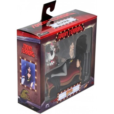 Figura Elvira En Sofá Toony Terrors 11 cms