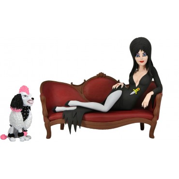 Figura Elvira En Sofá Toony Terrors 11 cms