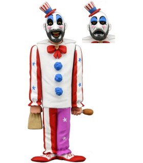 Figura Capitán Spaulding La Casa De Los 1.000 Cadáveres Toony Terrors 15 cms