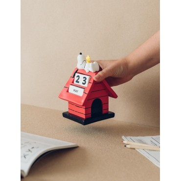 Calendario Perpetuo 3D Snoopy Peanuts 15 cms
