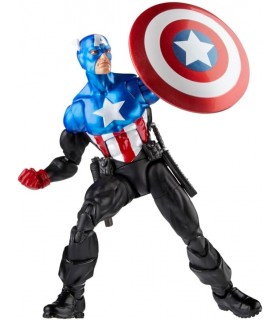 Figura Capitán América Bucky Barnes Avengers Marvel Legends Articulada 15 cms